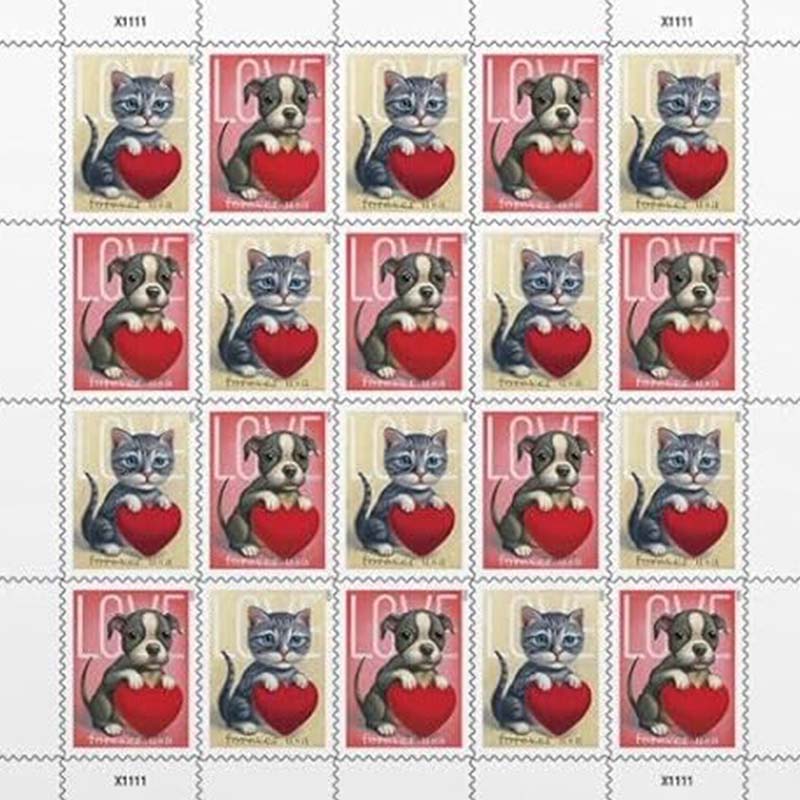romantic cute stamp for wedding and valentine use婚