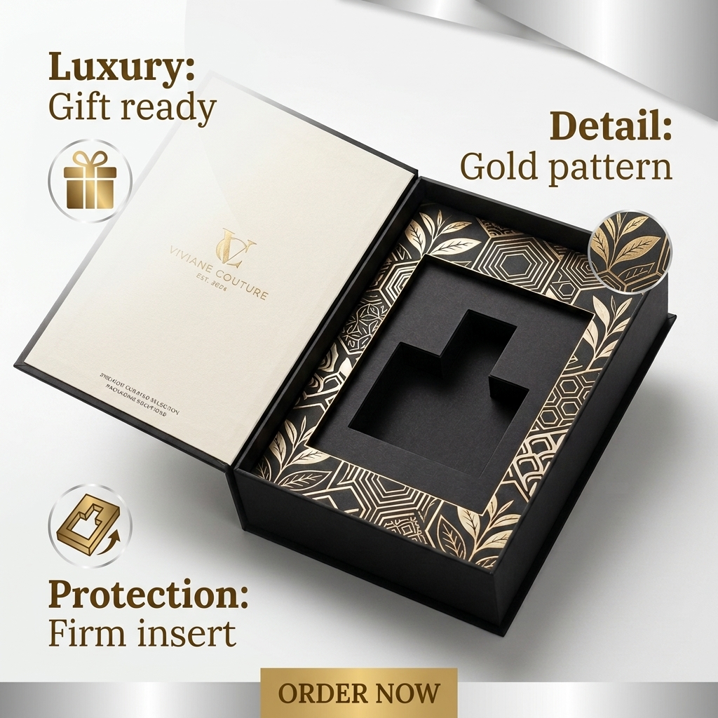 European Book-Style Perfume Magnetic Coffret