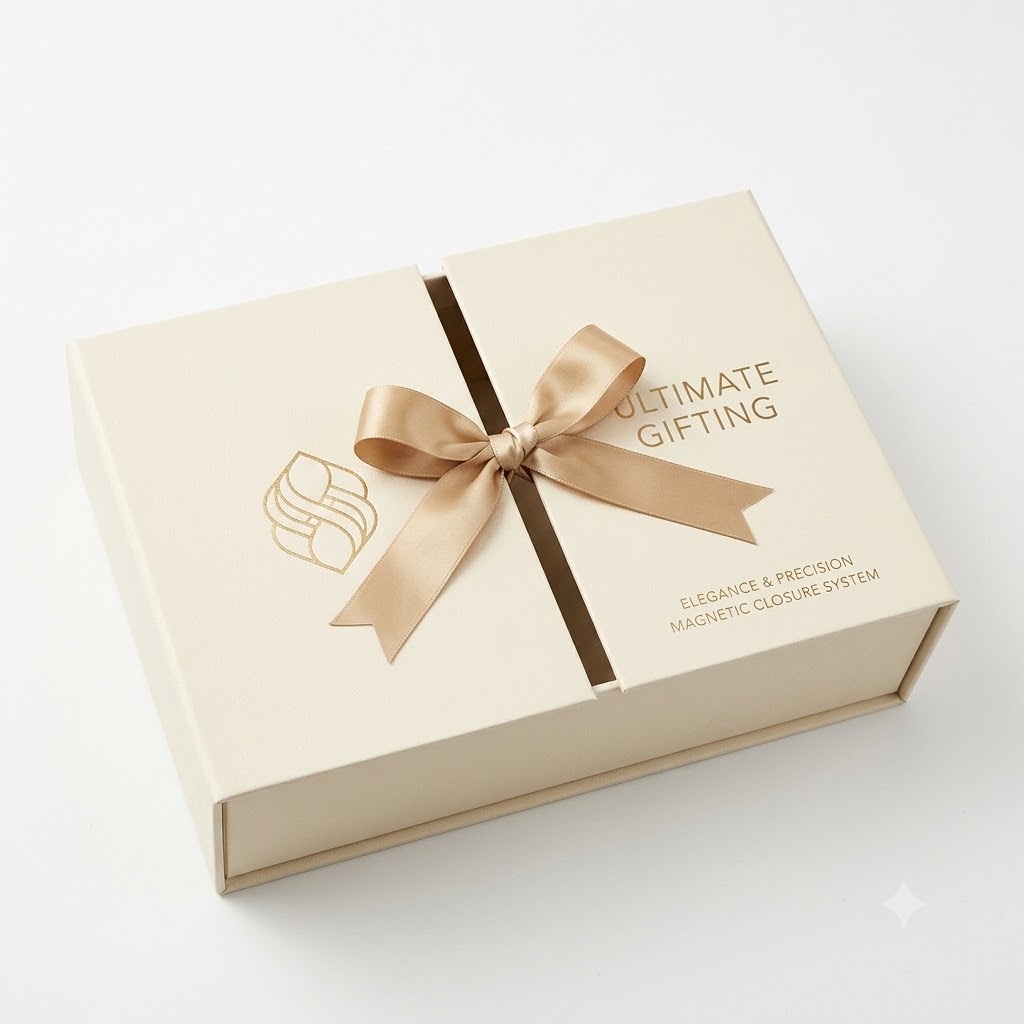 Magnetic Window-DispRibbon-Tie Magnetic Perfume Coffretlay Perfume Box
